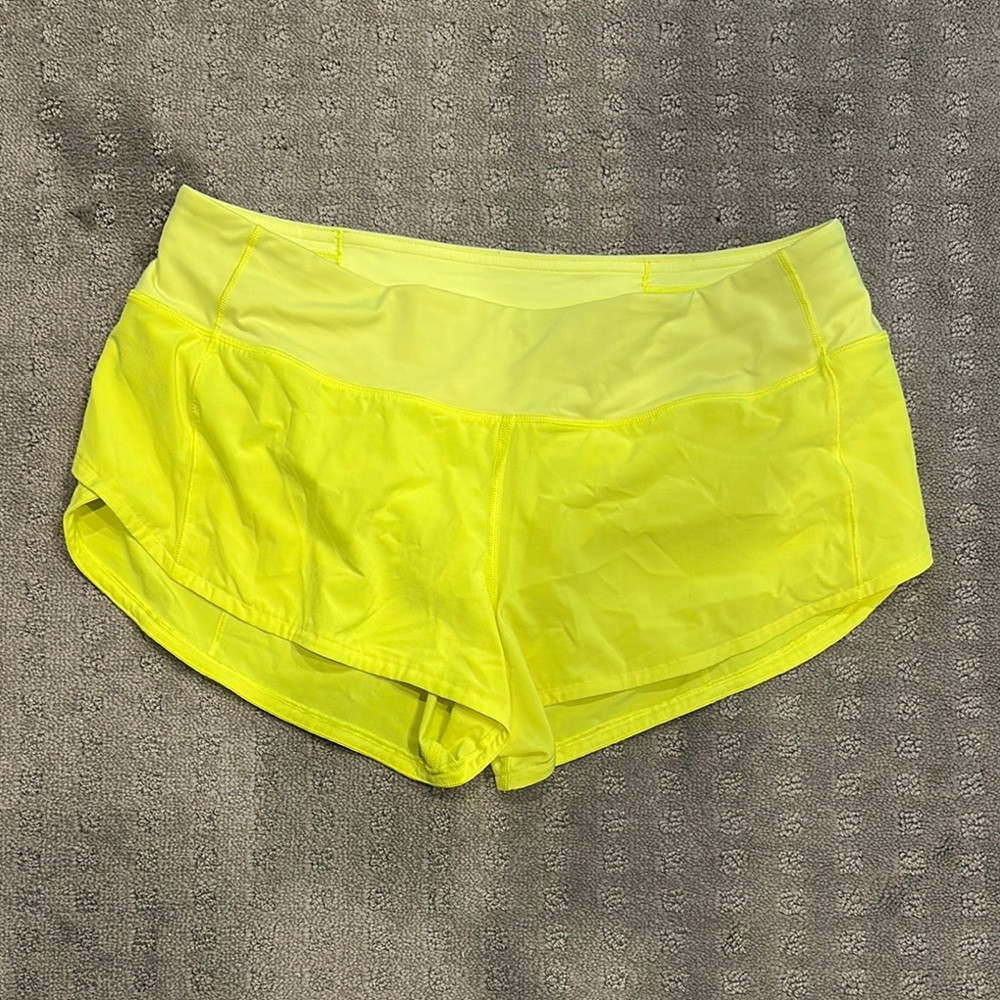 Lululemon Speed Up Low Rise 2.5” lined Shorts